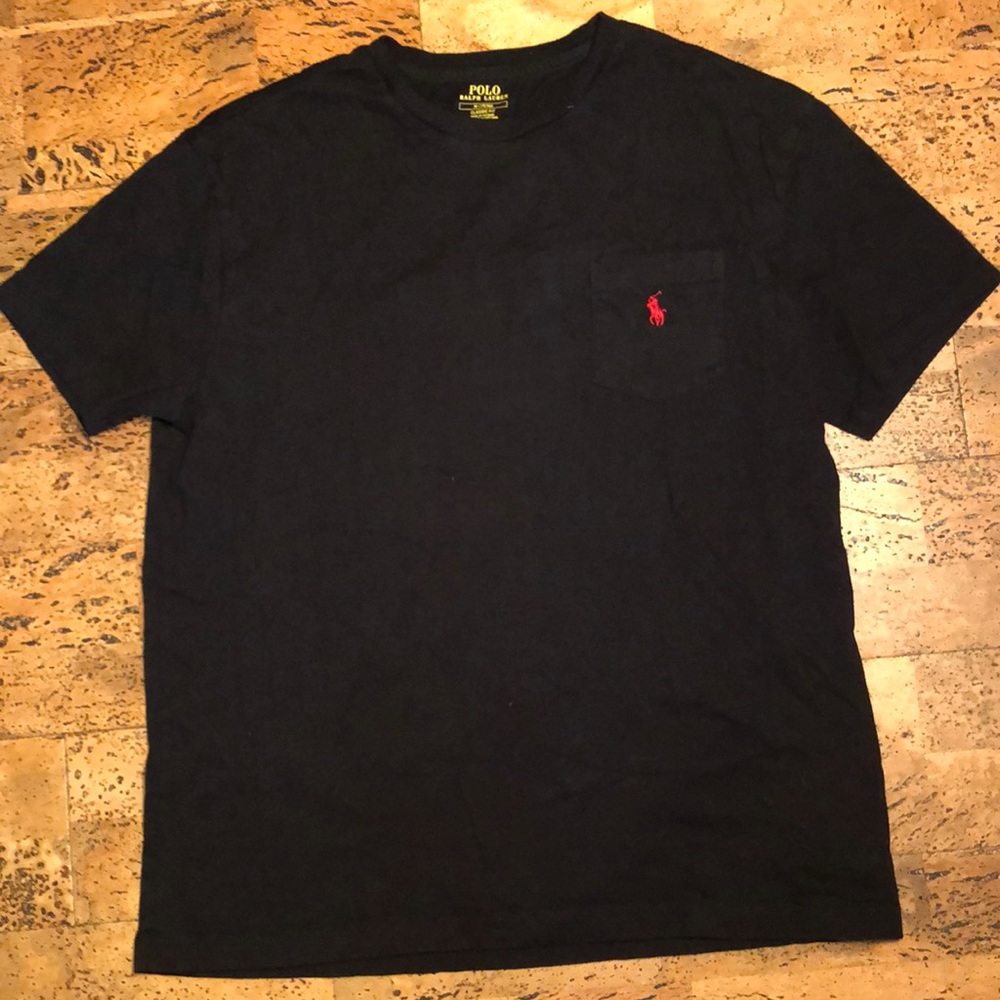 Black Polo Ralph Lauren Short Sleeve Tee, M